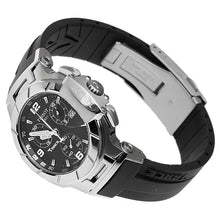 Load image into Gallery viewer, Tissot T Race Chronograph Black Dial Black Rubber Strap Watch for Women - T048.217.17.057.00