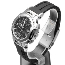 Load image into Gallery viewer, Tissot T Race Chronograph Black Dial Black Rubber Strap Watch for Women - T048.217.17.057.00