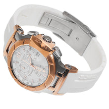 Load image into Gallery viewer, Tissot T Race Chronograph White Dial White Rubber Strap Watch for Women - T048.217.27.017.00
