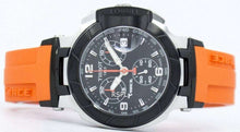 Load image into Gallery viewer, Tissot T Race Chronograph Black Dial Orange Rubber Strap Watch for Women - T048.217.27.057.00