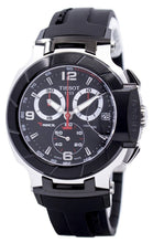Load image into Gallery viewer, Tissot T Race Chronograph Black Dial Black Rubber Strap Watch for Men - T048.417.27.057.00