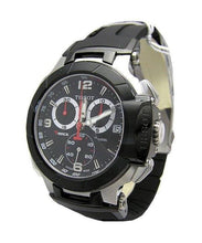 Load image into Gallery viewer, Tissot T Race Chronograph Black Dial Black Rubber Strap Watch for Men - T048.417.27.057.00