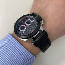 Load image into Gallery viewer, Tissot T Race Chronograph Black Dial Black Rubber Strap Watch for Men - T048.417.27.057.00