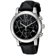 Load image into Gallery viewer, Tissot Dressport Chronograph Black Dial Black Leather Strap Watch for Women - T050.217.17.057.00