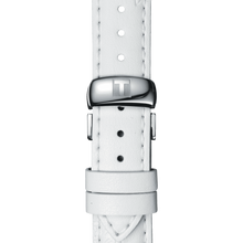 Load image into Gallery viewer, Tissot Dressport Chronograph Mother of Pearl Dial White Leather Strap Watch for Women - T050.217.17.117.00