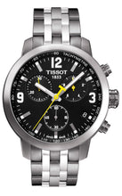 Load image into Gallery viewer, Tissot PRC 200 Chronograph Black Dial Stainless Steel Watch For Men - T0554171105700
