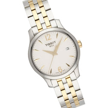 Load image into Gallery viewer, Tissot T Classic Tradition White Dial Two Tone Mesh Bracelet Watch for Women - T063.210.22.037.00
