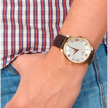 Load image into Gallery viewer, Tissot T Classic Tradition Silver Dial Brown Leather Strap Watch For Men - T063.610.36.038.00