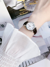 Load image into Gallery viewer, Tissot Tradition 5.5 Lady Silver Dial Brown Leather Strap Watch for Women - T063.009.16.018.00