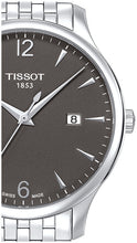 Load image into Gallery viewer, Tissot T Classic Tradition Grey Dial Silver Steel Strap Watch For Men - T063.610.11.067.00