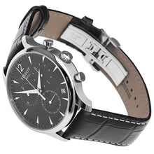 Load image into Gallery viewer, Tissot T Classic Tradition Chronograph Black Dial Black Leather Strap Watch For Men - T063.617.16.057.00