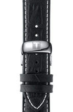 Load image into Gallery viewer, Tissot Tradition Chronograph Black Dial Black Leather Strap Watch For Men - T0636171605700