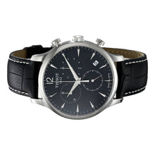 Load image into Gallery viewer, Tissot Tradition Chronograph Black Dial Black Leather Strap Watch For Men - T0636171605700