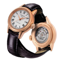 Load image into Gallery viewer, Tissot T Classic Carson White Dial Brown Leather Strap Watch For Women - T085.207.36.013.00