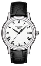 Load image into Gallery viewer, Tissot T Classic Carson White Dial Black Leather Strap Watch for Men - T085.410.16.013.00