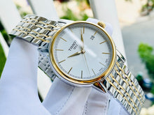 Load image into Gallery viewer, Tissot T Classic Carson Quartz White Dial Two Tone Steel Strap Watch for Men - T085.410.22.011.00