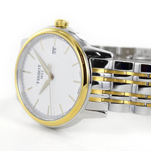 Load image into Gallery viewer, Tissot T Classic Carson Quartz White Dial Two Tone Steel Strap Watch for Men - T085.410.22.011.00