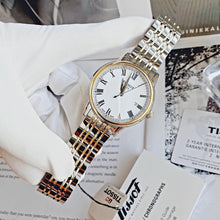 Load image into Gallery viewer, Tissot T Classic Carson Quartz White Dial Two Tone Steel Strap Watch for Men - T085.410.22.013.00
