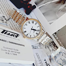 Load image into Gallery viewer, Tissot T Classic Carson Quartz White Dial Two Tone Steel Strap Watch for Men - T085.410.22.013.00