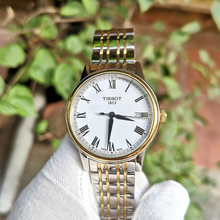 Load image into Gallery viewer, Tissot T Classic Carson Quartz White Dial Two Tone Steel Strap Watch for Men - T085.410.22.013.00