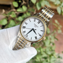 Load image into Gallery viewer, Tissot T Classic Carson Quartz White Dial Two Tone Steel Strap Watch for Men - T085.410.22.013.00