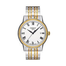 Load image into Gallery viewer, Tissot T Classic Carson Quartz White Dial Two Tone Steel Strap Watch for Men - T085.410.22.013.00
