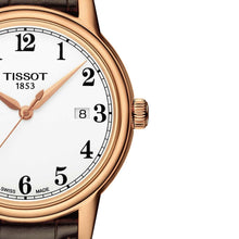 Load image into Gallery viewer, Tissot T Classic Carson Quartz White Dial Brown Leather Strap Watch for Men - T085.410.36.012.00