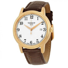 Load image into Gallery viewer, Tissot T Classic Carson Quartz White Dial Brown Leather Strap Watch for Men - T085.410.36.012.00