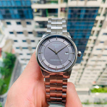 Load image into Gallery viewer, Tissot Luxury Powermatic 80 Grey Dial Silver Steel Strap Watch for Men - T086.407.11.061.00
