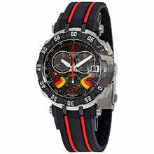 Load image into Gallery viewer, Tissot T Race Chronograph Stefan Bradl Special Edition Black Dial Black Rubber Strap Watch for Men - T092.417.27.057.02