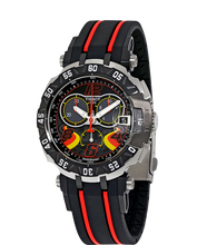 Load image into Gallery viewer, Tissot T Race Chronograph Stefan Bradl Special Edition Black Dial Black Rubber Strap Watch for Men - T092.417.27.057.02