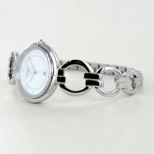 Load image into Gallery viewer, Tissot T Trend Flamingo Mother of Pearl Dial Silver Steel Strap Watch for Women - T094.210.11.116.00