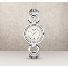 Load image into Gallery viewer, Tissot T Trend Flamingo Mother of Pearl Dial Silver Steel Strap Watch for Women - T094.210.11.116.00