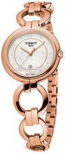 Load image into Gallery viewer, Tissot T Lady Flamingo Mother of Pearl Dial Rose Gold Steel Strap Watch for Women - T094.210.33.116.01