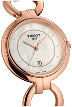 Load image into Gallery viewer, Tissot T Lady Flamingo Mother of Pearl Dial Rose Gold Steel Strap Watch for Women - T094.210.33.116.01