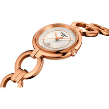 Load image into Gallery viewer, Tissot T Lady Flamingo Mother of Pearl Dial Rose Gold Steel Strap Watch for Women - T094.210.33.116.01
