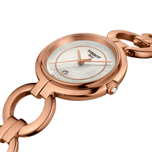 Load image into Gallery viewer, Tissot T Lady Flamingo Mother of Pearl Dial Rose Gold Steel Strap Watch for Women - T094.210.33.116.01