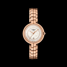 Load image into Gallery viewer, Tissot T Lady Flamingo Mother of Pearl Dial Rose Gold Steel Strap Watch For Women - T094.210.33.116.02