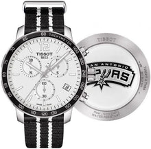 Load image into Gallery viewer, Tissot Quickster Chronograph NBA San Antonio Spurs Edition White Dial Two Tone NATO Strap Watch for Men - T095.417.17.037.07