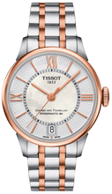 Load image into Gallery viewer, Tissot Chemin des Tourelles Powermatic 80 Silver Dial Two Tone Steel Strap Watch for Men - T099.407.22.038.02