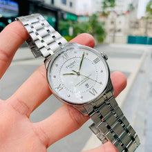 Load image into Gallery viewer, Tissot Chemin Des Tourelles Powermatic 80 Diamonds Silver Dial Silver Steel Strap Watch for Men - T099.407.11.033.00