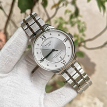 Load image into Gallery viewer, Tissot Chemin Des Tourelles Powermatic 80 Diamonds Silver Dial Silver Steel Strap Watch for Men - T099.407.11.033.00