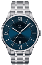 Load image into Gallery viewer, Tissot Chemin Des Tourelles Powermatic 80 Lady Blue Dial Silver Steel Strap Watch For Women - T099.207.11.048.00