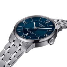 Load image into Gallery viewer, Tissot Chemin Des Tourelles Powermatic 80 Lady Blue Dial Silver Steel Strap Watch For Women - T099.207.11.048.00
