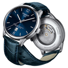 Load image into Gallery viewer, Tissot Chemin Des Tourelles Powermatic 80 Blue Dial Blue Leather Strap Watch for Men - T099.407.16.047.00