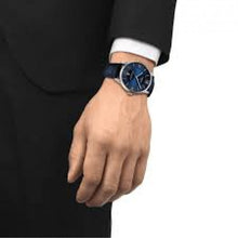 Load image into Gallery viewer, Tissot Chemin Des Tourelles Powermatic 80 Blue Dial Blue Leather Strap Watch for Men - T099.407.16.047.00
