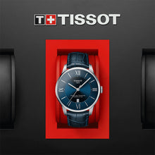 Load image into Gallery viewer, Tissot Chemin Des Tourelles Powermatic 80 Blue Dial Blue Leather Strap Watch for Men - T099.407.16.048.00
