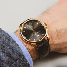Load image into Gallery viewer, Tissot T Classic Chemin Des Tourelles Powermatic 80 Brown Dial Brown Leather Strap Watch for Men - T099.407.36.447.00
