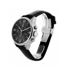 Load image into Gallery viewer, Tissot T Classic Chemin Des Tourelles Chronograph Black Dial Black Leather Strap Watch For Men - T099.427.16.058.00