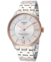 Load image into Gallery viewer, Tissot Chemin des Tourelles Powermatic 80 Silver Dial Two Tone Steel Strap Watch for Men - T099.407.22.038.02